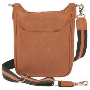 Gun Toten Mamas/Kingport GTM17TN CrossBody Mail Pouch  Tan Leather Includes Standard Holster