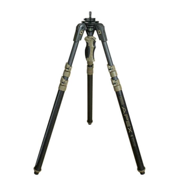 Primos 65903 Trigger Stick Apex Tripod with Magnaswitch  Carbon Fiber  32-62″ Vertical Adj.  Rubber Feet  Includes Rifle Adapter