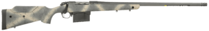 Bergara Rifles B14LM6513 B-14 Wilderness Terrain 7mm PRC 5+1 24″ Threaded  Sniper Gray Cerakote Barrel/Rec  Adj. Cheek Piece SoftTouch Woodland Camo Stock with Mini-Chassis  Omni Muzzle Brake