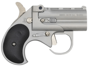 Cobra Pistol BBG9BB Derringer Big Bore 9mm Luger 2 Shot 3.50″ Black Barrel Frame w/Black Plastic Grips