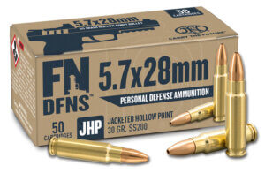 FN 10700030 DFNS  5.7x28mm 30 gr Jacket Hollow Point 50rd Box