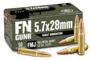 FN 10700032 GUNR 5.7x28mm 40 gr Full Metal Jacket 50rds Per Box