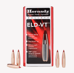 Hornady 22833 ELD Match 22 Cal .224 80 gr Extremely Low Drag-Match 100 Per Box 25 Case