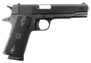 Rock Island 56626 GI Entry 9mm Luger 10+1 5″ Black Steel Barrel Black Anodized Black Frame & Slide Rubber Grip Manual Thumb/Grip Safety