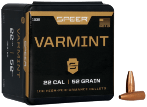 Speer Bullets 4711 Varmint Rifle 22 Caliber .224 55 GR Soft Point Value Pack 1000 Box