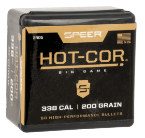 Speer 2405 Hot-Cor 338 Cal .338 200 gr Spitzer Soft Point