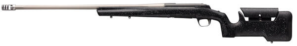 Browning 035438227 X-Bolt Max Long Range 7mm Rem Mag 3+1 26 Stainless Fluted Heavy Barrel  Gray Recoil Hawg Muzzle Brake  Matte Black Steel Receiver  Black/Gray Speckled Adjustable Comb Max Stock  Suppressor & Optics Ready”