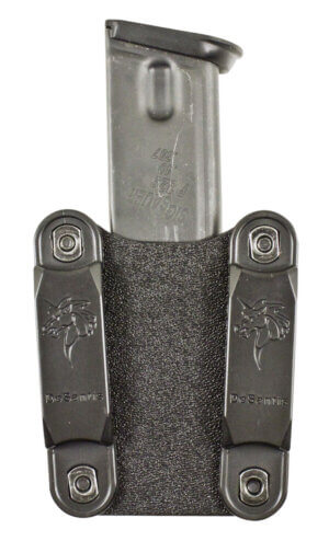DeSantis Gunhide A86KJYYZ0 Quantico Single Mag Pouch OWB Black Kydex Belt Clip Fits Belts Up To 1.50″ Wide Compatible w/Glock 43 Ambidextrous