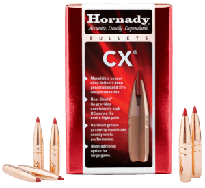 Hornady 243704 CX 6mm 80 gr Copper Solid/ 50 Per Box