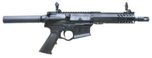 ET Arms Inc ETAGOMEGAP130 Omega-P1  5.56x45mm NATO 30+1 7.50″ Black M-LOK Free-Float Handguards/Black Polymer Receiver/Black Buffer Tube/ Black A2 Grips
