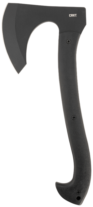 CRKT 2917 Skeggox  4.83 Plain Axe w/Beard  SK-5 Steel Blade  Black Contoured GRN Handle  12.94″ OAL”