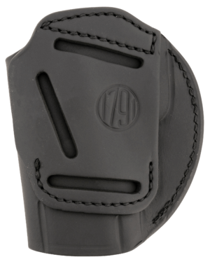 1791 Gunleather 3WH6SBLA 3-Way IWB/OWB Size 06 Black Leather Belt Loop Fits Beretta 92 Fits Walther PPQ Fits Sig P320 Ambidextrous Hand