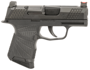 Wilson Combat SIGWCP3659B P365 9mm Luger 10+1 (2) 3.10″ Black X-Tac Pattern Serrated Slide Polymer Frame Sunburst Grips Fiber Optic Sights Standard Trigger
