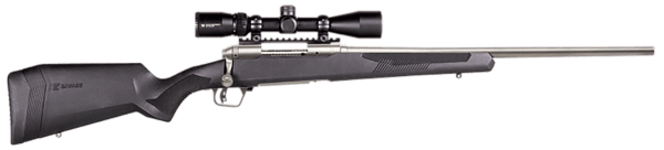 Savage Arms 58132 110 Apex Storm XP 400 Legend 4+1 18″ Carbon Steel Stainless Barrel/Rec Black Synthetic AccuFit Stock Vortex Crossfire II 3-9x40mm Scope