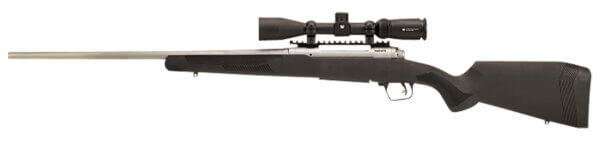 Savage Arms 58132 110 Apex Storm XP 400 Legend 4+1 18″ Carbon Steel Stainless Barrel/Rec Black Synthetic AccuFit Stock Vortex Crossfire II 3-9x40mm Scope