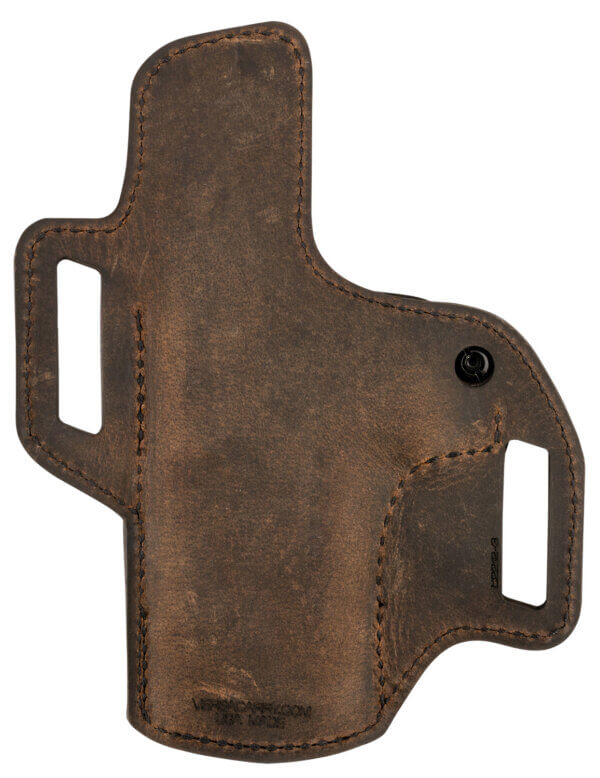 Versacarry C22123 Compound  OWB Size 02 Brown Leather Belt Slide