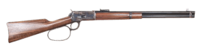 Cimarron AS067 1892 Cogburn Carbine 45 Colt (LC) 10+1 20″ Blued Round Barrel Color Case Hardened Receiver Walnut Furniture Large Loop Lever