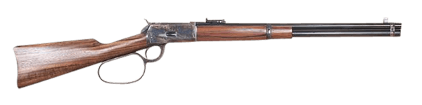 Cimarron AS067 1892 Cogburn Carbine 45 Colt (LC) 10+1 20″ Blued Round Barrel Color Case Hardened Receiver Walnut Furniture Large Loop Lever