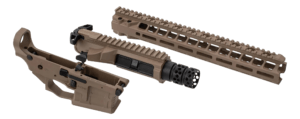 Radian Weapons R0414 Builder Kit  FDE A-DAC 15 Fully Ambi Lower  14″ M-LOK Handgaurd  Raptor-SD Charging Handle  Talon 45/90 Safety  Ext. Bolt Catch  Left-Side Mag Release  Right-Side Bolt Release  Enhanced Takedown Pins