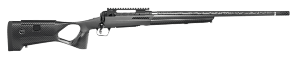 Savage Arms 58099 110 KLYM 6.5 PRC 2+1 24″ Threaded Proof Research Carbon Fiber Barrel FBT Custom Carbon Fiber Stock with Adj. Cheek Piece Omni-Port Muzzle Brake Adj. AccuTrigger Scope Mount