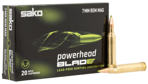 SAKO (TIKKA) JASPHB7MMRM140B PowerHead Blade 7mm 140 gr 20rd Box