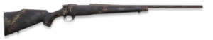Weatherby VTA65CMR4T Vanguard Talus 6.5 Creedmoor 4+1 24″ Threaded/Spiral Fluted  Patriot Brown Barrel/Rec  Black with Rust Brown  Smoke & Stone Sponge Synthetic Stock  Adj. Trigger