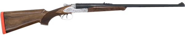 Sabatti SBCLB5416EDL Big Five Classic EDL 416 Rigby 2rd 24″ Blued Cold Hammer Forged Barrel  Silver Engraved Steel Receiver  Brass Bead Front/Express Rear Sights  Hand Oiled Checkered Walnut Stock  Includes Scope Base