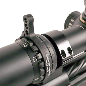 Huskemaw Optics 20SFC530T Tactical Flip-Up Lens Caps Black Rubber 56mm Objective Compatible w/Tactical Hunter 5-30x56mm