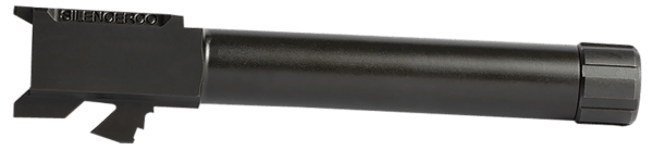 SilencerCo AC2024 Threaded Barrel  5.10 45 ACP  Black Nitride Stainless Steel  Fits S&W M&P45″