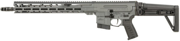 CMMG 60AA90CSG Dissent MK4 6mm ARC 10+1 (2) 16.10″ Sniper Gray Rec/15″ M-Lok Handguard Side Charging Handle Black Side Folding Stock & Zeroed Grip Muzzle Brake 60/90 Ambi Safety Adj. Gas Block