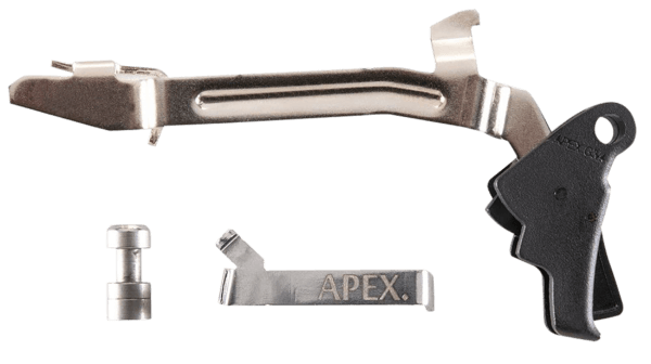 Apex Tactical 102P115 Action Enhancement Slim Black Drop-In Compatible w/Glock Gen3-4 17/19/22-27/31/32/33/34/35
