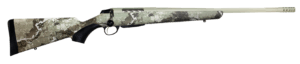Tikka JRTXVA470 T3x Lite 7mm Rem Mag 3+1 24.30″ Fluted/Threaded Desert Verde Cerakote Barrel/Rec Veil Alpine Synthetic Stock Interchangeable Grip Muzzle Brake (Left Hand)