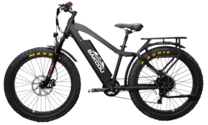 Bakcou E-bikes BFBB25 Flatlander Matte Black 18″ w/Stand Over Height of 26″ Frame Shimano Alivio Hill-Climbing 9 Speed Bafang 750W High-End Rear Hub Motor 25+ mph Speed