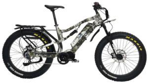 Bakcou E-bikes BSC19GB21 Scout Large Matte Army Green 19 Frame  11 Speed Sram NX  11-42t Rear Cassette BafangUltra Mid-Drive Motor”