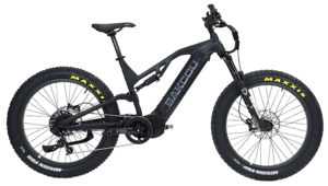 Bakcou E-bikes BSC19BB21 Scout Large Matte Black 19 Frame  11 Speed Sram NX  11-42t Rear Cassette BafangUltra Mid-Drive Motor”