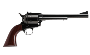 Cimarron CA346DOC Doc Holliday Thunderer Combo 45 Colt (LC) 6 Shot 3.50″ Nickel Barrel Cylinder & Frame White Birds Head Grips w/”Doc Holliday” Engraved In The Backstrap