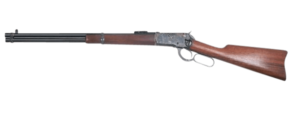Cimarron AS612 1892 Carbine 45 Colt (LC) 10+1 20″ Blued Round Barrel Color Case Hardened Receiver Walnut Furniture