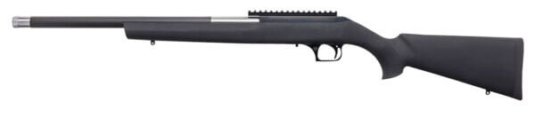 Magnum Research SBA22WMH Magnum Lite 22 WMR 19″ Black Steel Threaded Barrel Black Fixed Hogue OverMolded Stock