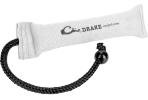Drake Waterfowl GD1000WHT Firehose Bumper White Polyester 9″ Small