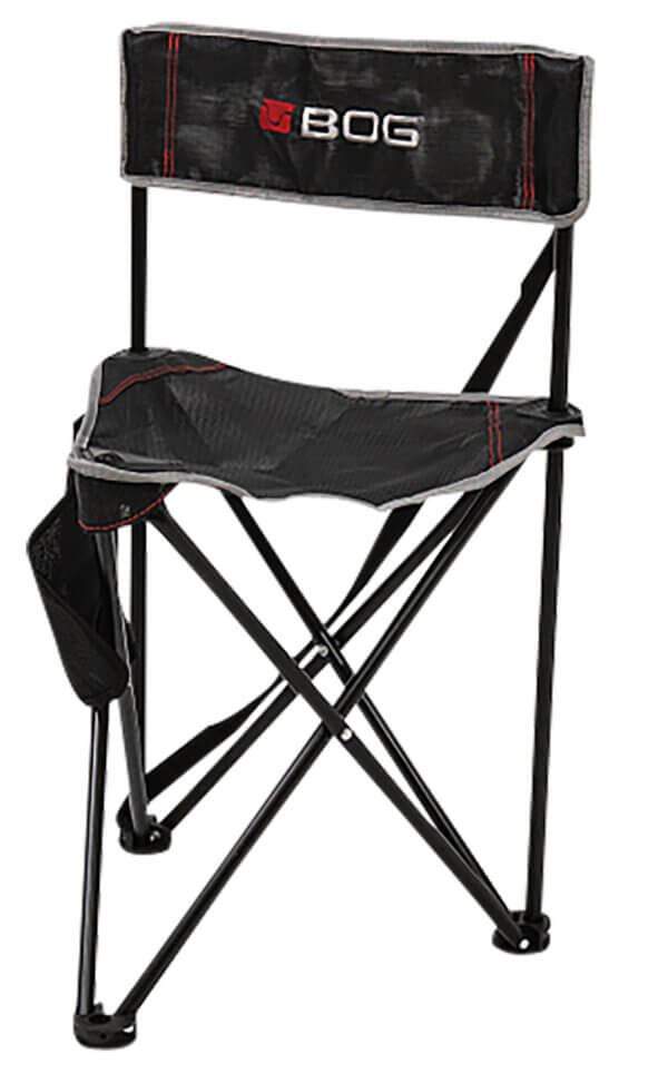 Bog-Pod 1117130 Triple Play  Chair  3 Legs  Black  Steel Frame  Exterior Pocket