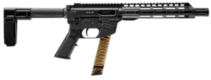 FREEDOM ORDNANCE FX9P10SBM FX-9 9mm Luger 32+1 10″ Black M-LOK Handguard SB Mini Brace A2 Grip 3″ Faux Suppressor