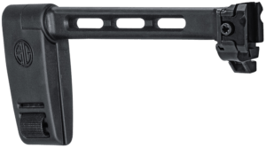 Sig Sauer 8901672 Pivoting Contour Brace Black Fixed/Folding with Locking Hinge Mounts to 1913 Pic. Interface Designed for Sig MCX/MPX