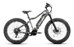 Rambo Bikes 1000XPBGY Rebel Matte Black/Gray SHAM NX PG-1130 11-42 11 Speed Bafang BBSHD Mid-Drive Motor 35 mph Speed