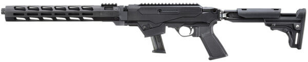 Ruger 19140 PC Carbine 9mm Luger 17+1 16.12″ Threaded/Fluted Barrel Black Reversible Folding Stock M-LOK Handguard Optics Mount
