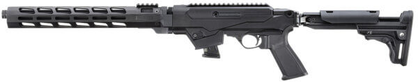 Ruger 19141 PC Carbine *State Compliant 9mm Luger 10+1 16.12″ Threaded/Fluted Barrel Black Reversible Folding Stock M-LOK Handguard Optics Mount