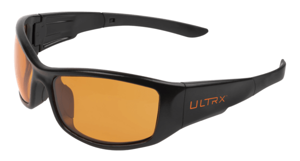 Allen 4138 ULTRX Sync Safety Glasses Amber Lens  Black Frame