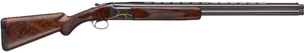 Browning 018117014 Citori Gran Lightning Full Size 28 Gauge Break Open 3″ 2rd  26″ Polished Blued Over/Under Vent Rib Barrel  Silver Nitride Engraved with Gold Accents Steel Receiver  Fixed w/Rounded Pistol Grip Grade V/VI Gloss Black Walnut Wood Stock  A