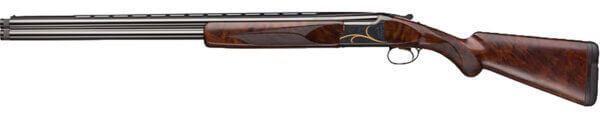 Browning 018117014 Citori Gran Lightning Full Size 28 Gauge Break Open 3″ 2rd  26″ Polished Blued Over/Under Vent Rib Barrel  Silver Nitride Engraved with Gold Accents Steel Receiver  Fixed w/Rounded Pistol Grip Grade V/VI Gloss Black Walnut Wood Stock  A