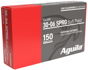 Aguila 8108AG   30-06 Springfield 150 gr Soft Point InterLock Boat Tail Soft Point 20rd Box