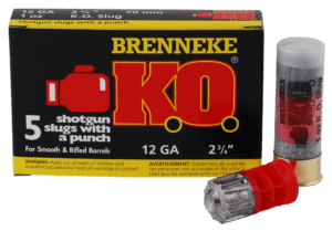 Brenneke SL122THD THD Home Defense 12 Gauge 2.75″ 1 oz Slug Shot 5rd Box